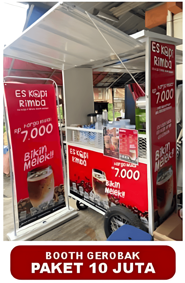 Estimasi ROI kemitraan Es Kopi Rimba Paket 3 modal Rp10.000.000